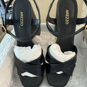 Arezzo Black Women's Sandals